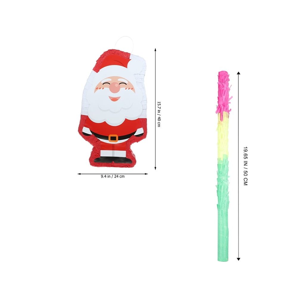 Santa Claus Set - Holiday Party Decoration, Hanging for Christmas and Festive Celebrations