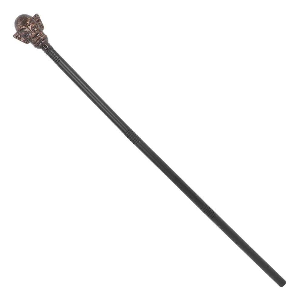 Golden Plastic Cane for Cosplay and Theatrical Productions Versatile Use