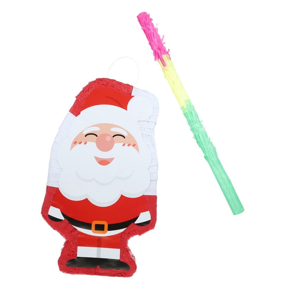 Santa Claus Set - Holiday Party Decoration, Hanging for Christmas and Festive Celebrations