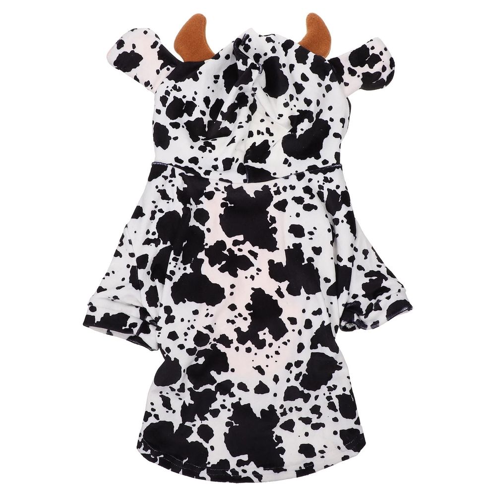 Cow Costume Pet Clothing for Dogs, White Decorative Outfit, Comfortable, , Cute Dress-Up