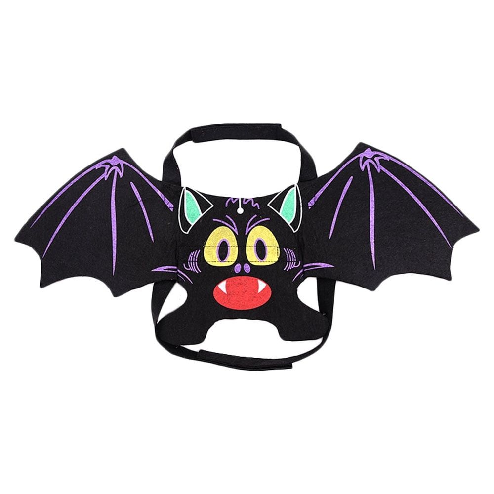 Dog Bat Wing Decor Felt Cloth Costume for Adult Dogs
