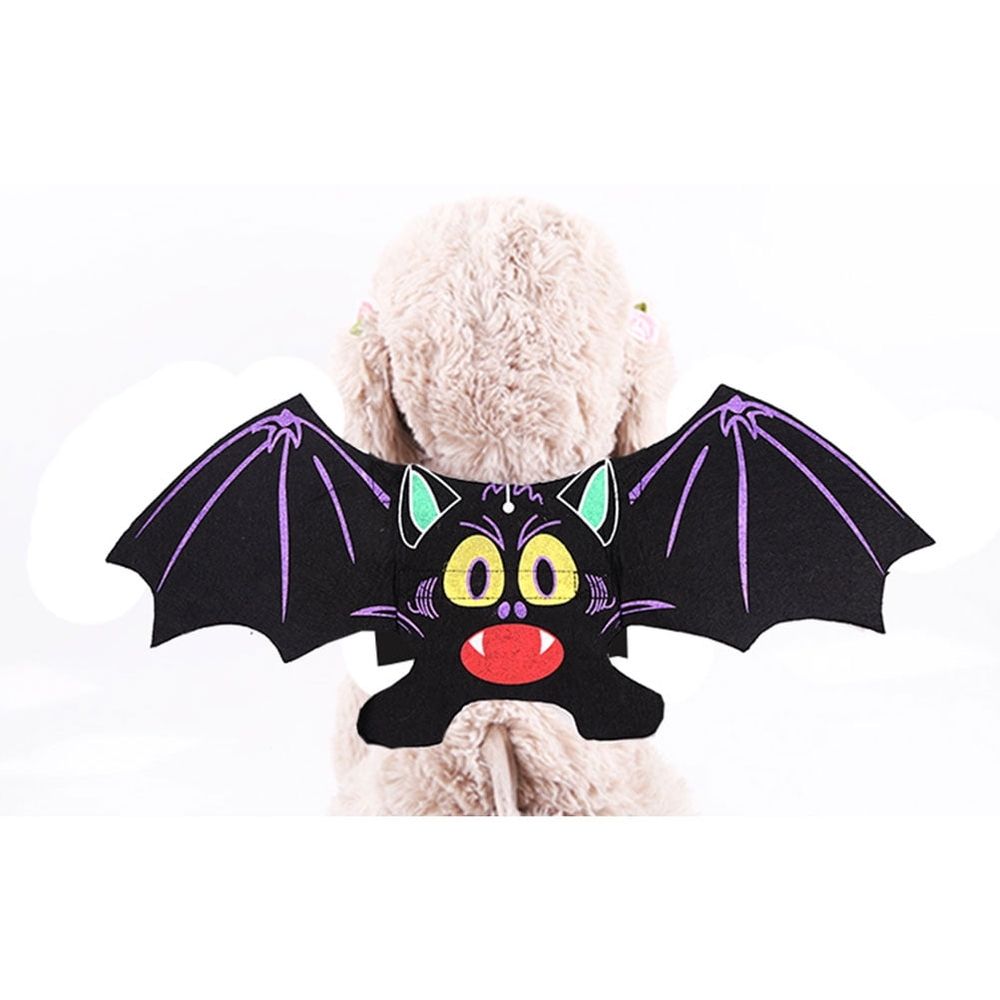 Dog Bat Wing Decor Felt Cloth Costume for Adult Dogs