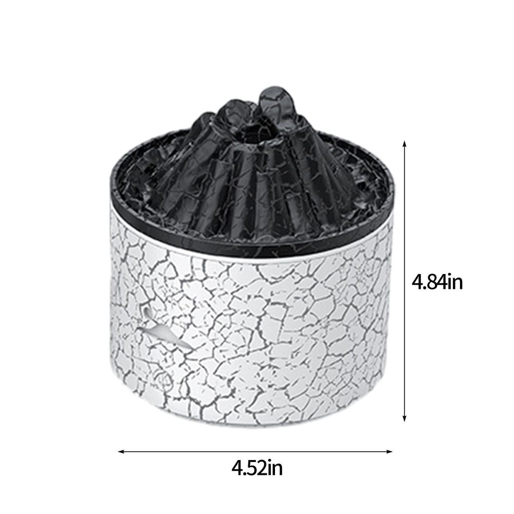 Humidifiers for Bedroom Kid Aromatherapy Essential Oil Diffuser, 180ML Cool Mist Diffuser/Humidifier with Flame & Volcano 2 Mist Mode, for Bedroom,Office, Timer & Auto Shut-Off, Gift