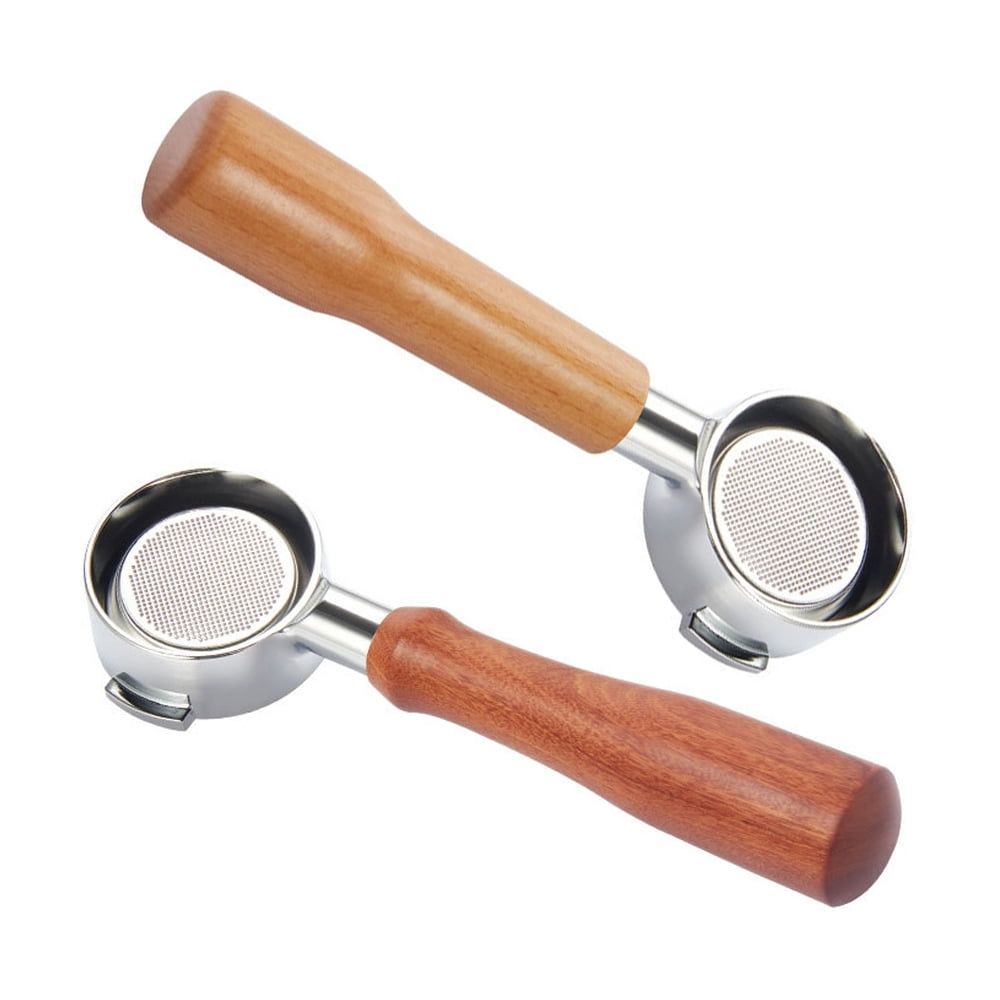 58mm/2.3in Coffee Bottomless Portafilter Compatible with Universal E61 58mm/2.3in Brewing Head Coffee Makers1 Cup Filter Basket