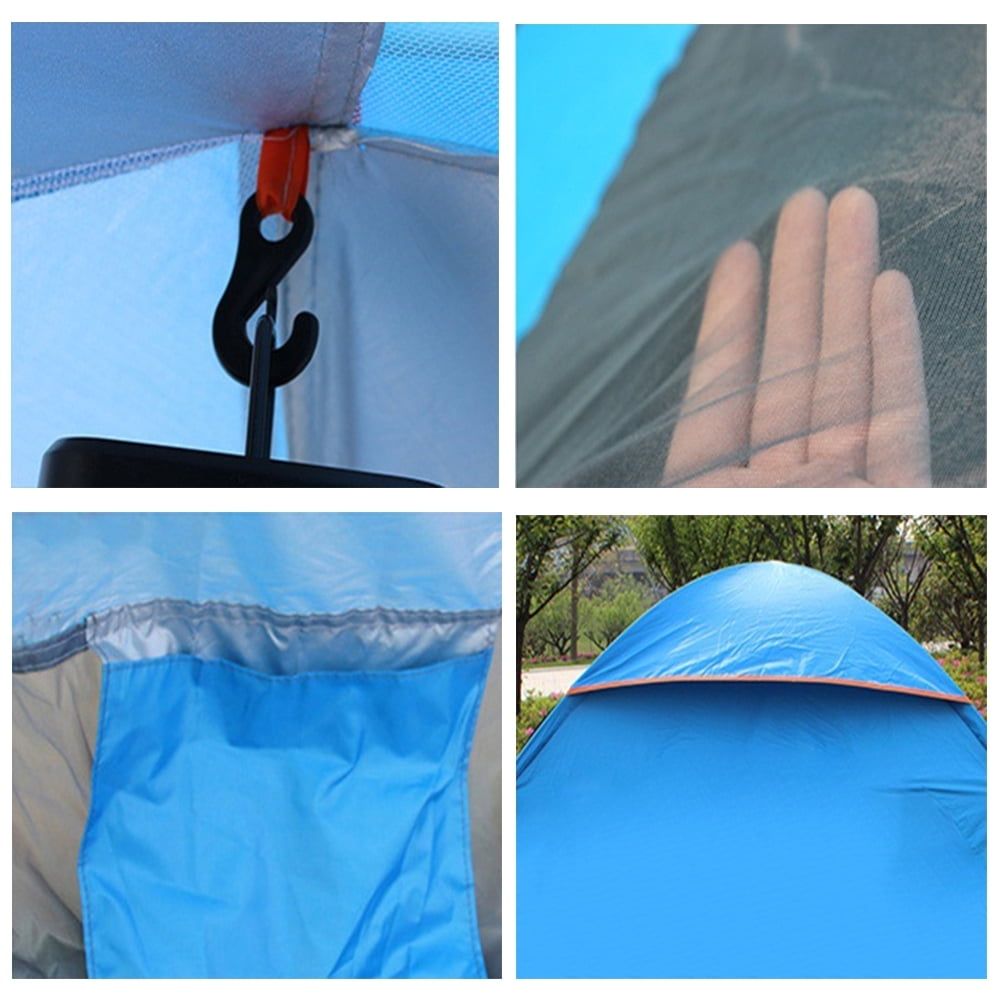 Instant Automatic Pop up Camping Tent for 1-2 Persons Portable Waterproof UVA Protection Perfect for Beach Outdoor Traveling Hiking Camping Hunting Fishing
