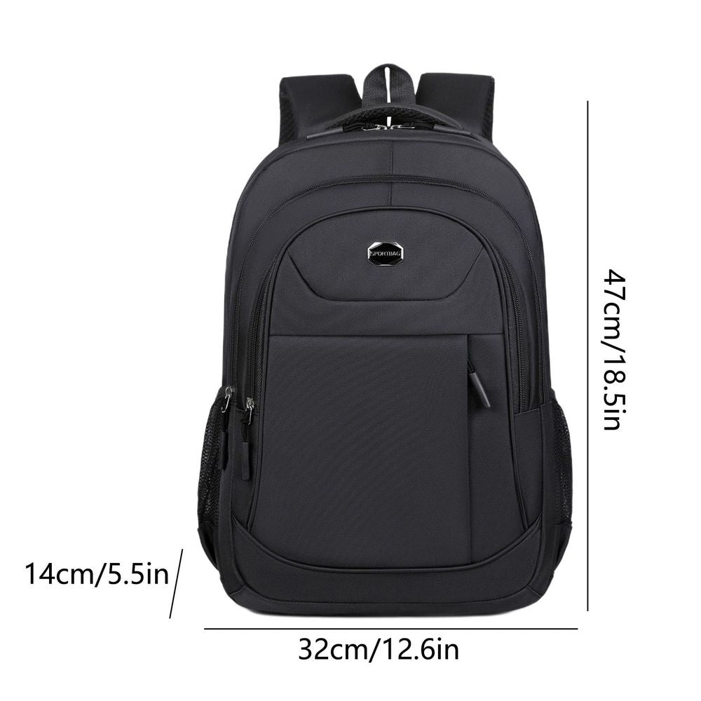 Back to School Extra Large Laptop Backpack for Men, Gaming Laptop Backpack, 18Inch Travel Backpack, Business Flight Approved - Big Capacity Computer Bag College bag, Black