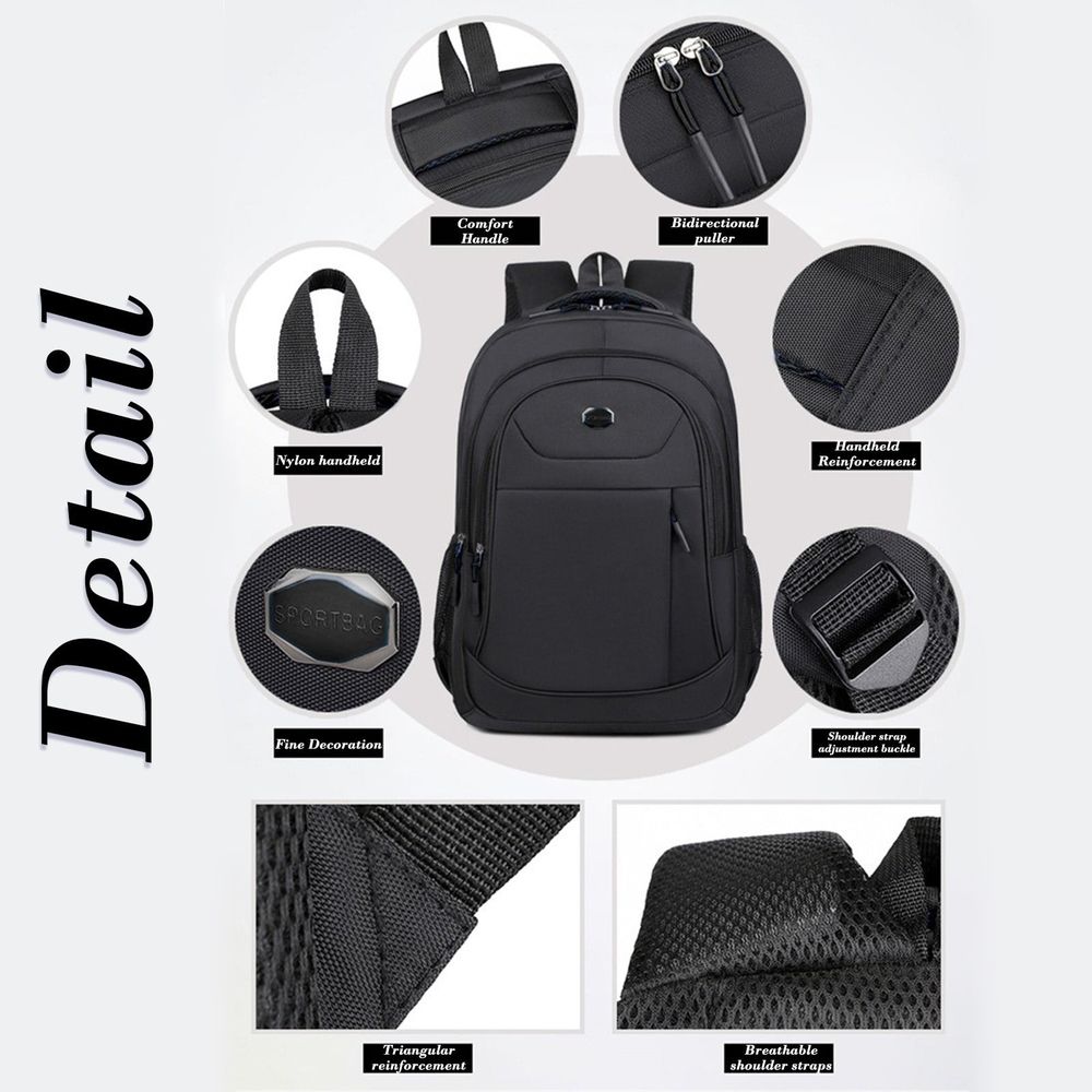 Back to School Extra Large Laptop Backpack for Men, Gaming Laptop Backpack, 18Inch Travel Backpack, Business Flight Approved - Big Capacity Computer Bag College bag, Black