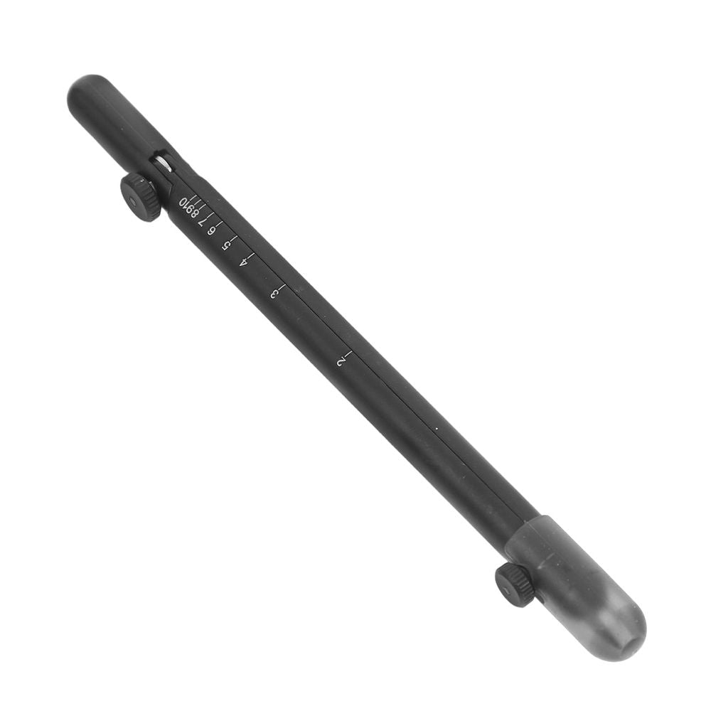 Metal Compass with Radius Scale, Precision Math Drawing Tool for Students, Woodworking, Drafting, Black Finish