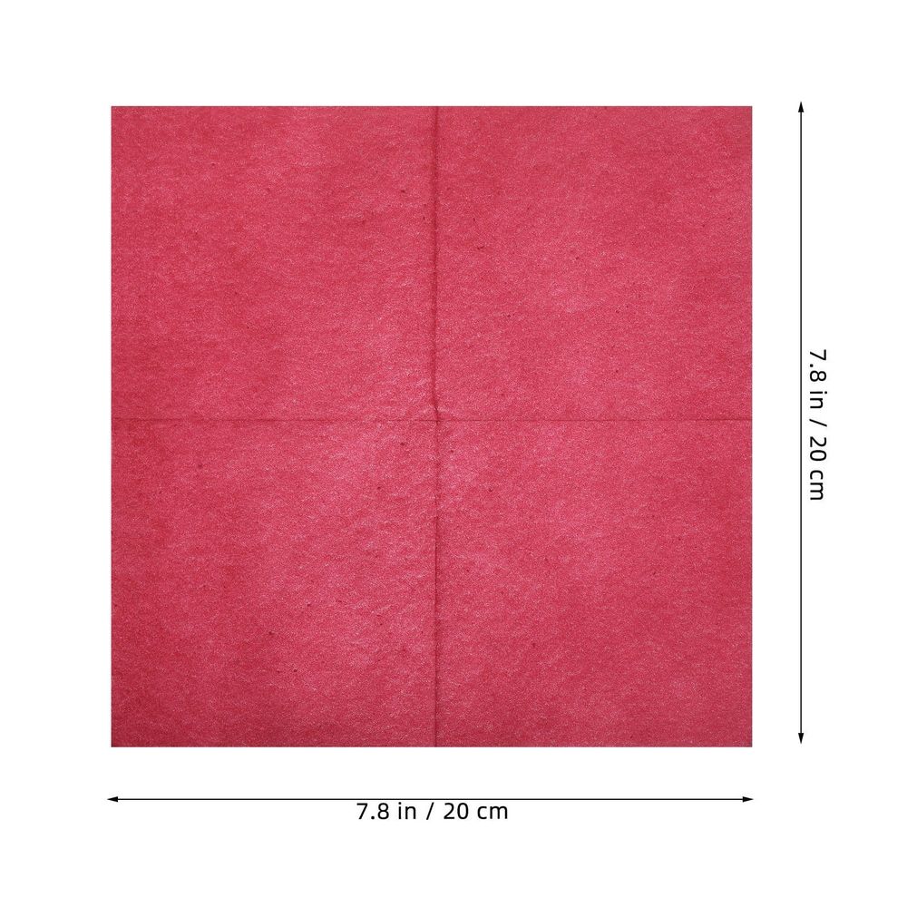 50 Pcs Dark Red Cocktails Napkins Disposable Soft Absorbent Paper Napkins for Kitchen Dinner Party Wedding or Everyday Use