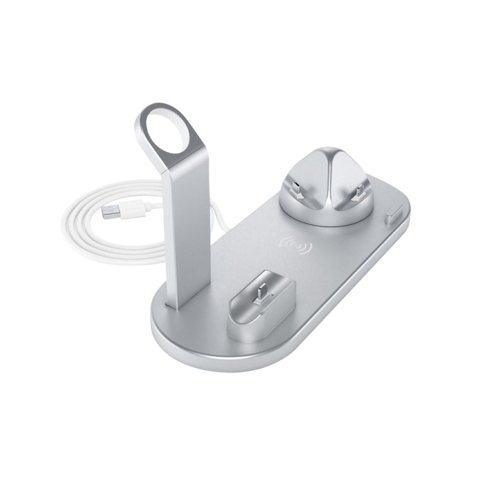 7-in-1 Wireless Charger Station Type C/Micro-USB for iPhone 17 16 15 14 13 12 Samsung Xiaomi Airpods Pro2/1 Fast Charging Stand (Black)