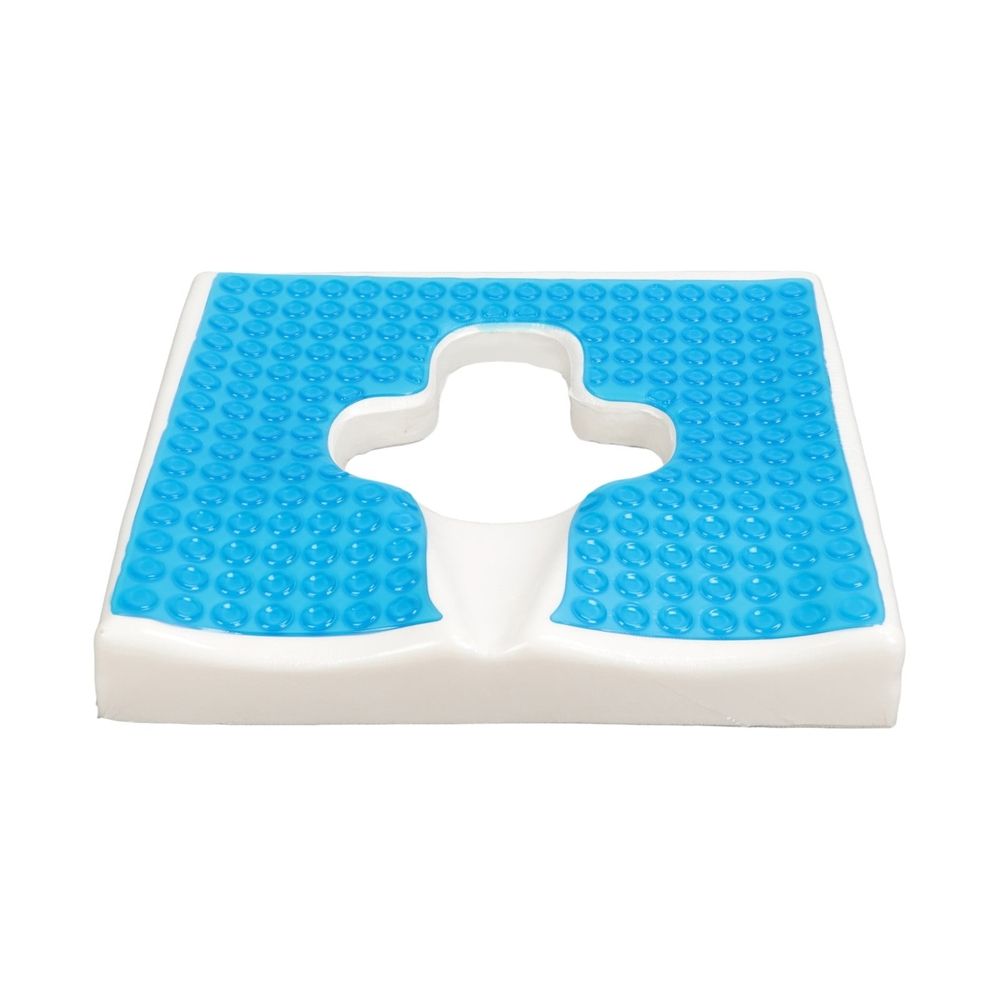 Cushion,Bed Cushion For Butt Fiber Bedsore Pressure Pillow T Shaped Opening Triangular Slope Design Anti Decubitus Cushion For Elderly Bedridden Disabled