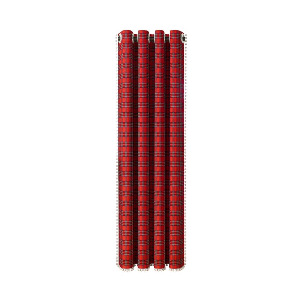 Christmas Red Plaid Curtains 52" x 72" Red and Black Green Buffalo Plaid Curtain Farmhouse Xmas Window Drapes for Living Room Bathroom Home Decoration, 1 Panels