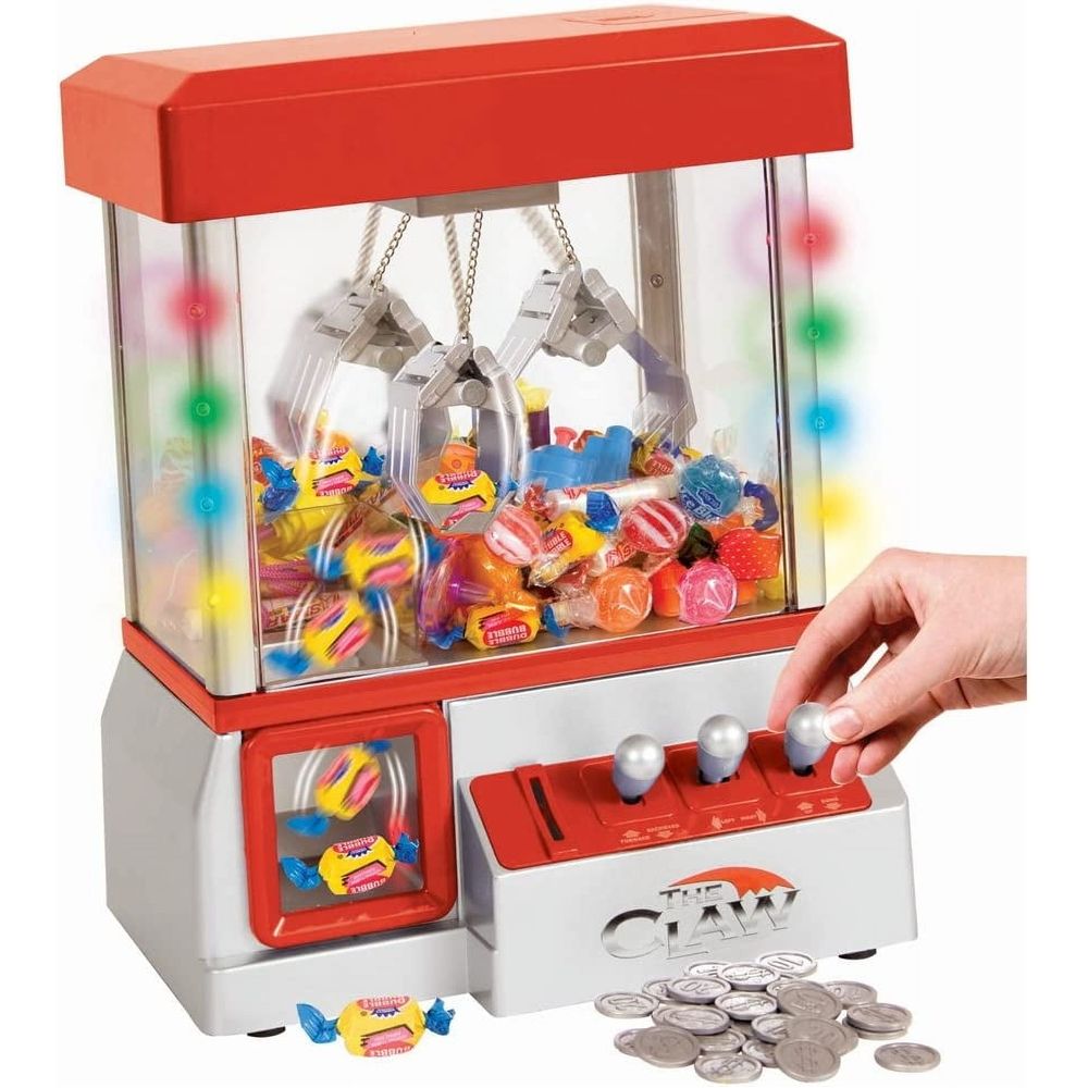 Electronic Arcade Claw Machine Mini Candy Prize Dispenser Game With Sound