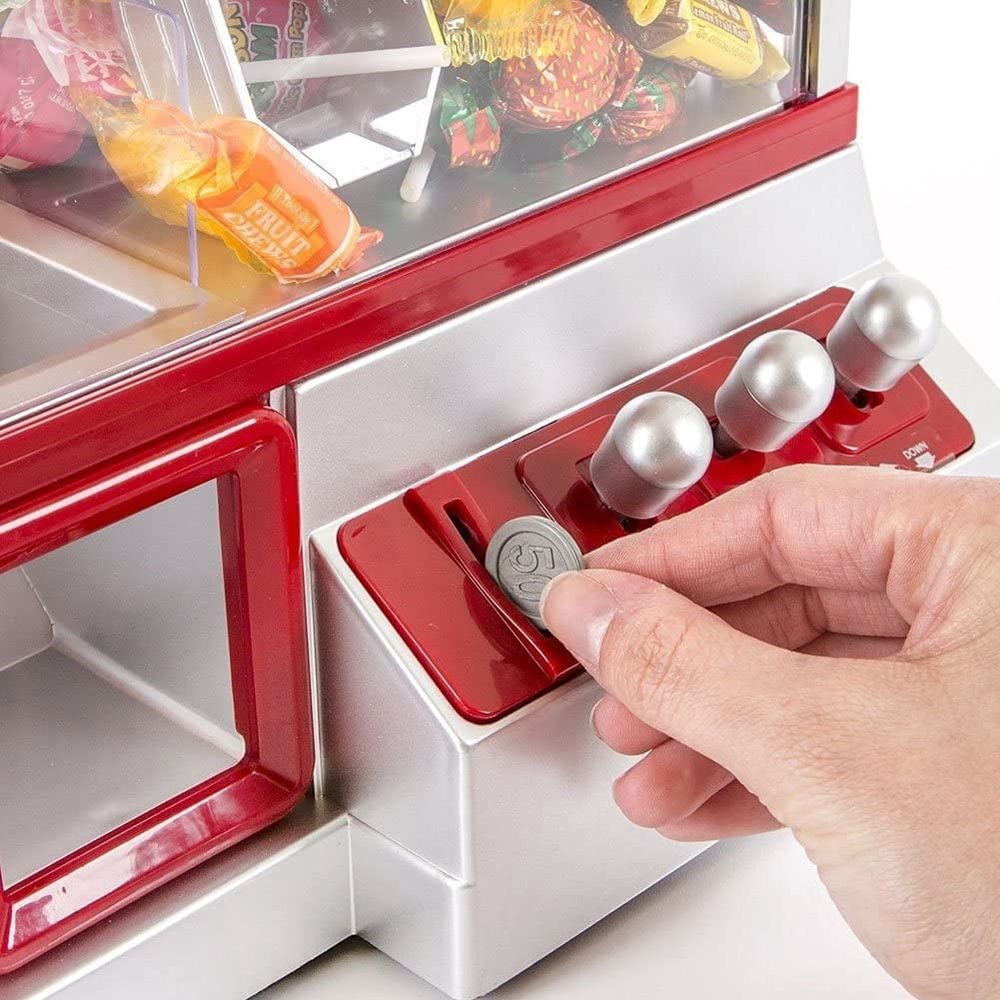 Electronic Arcade Claw Machine Mini Candy Prize Dispenser Game With Sound
