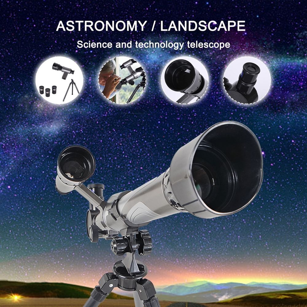 Telescope for Kids Gifts Adjustable Astronomy Refractor Telescope, Educational Learning Toys for Children Beginners Adults