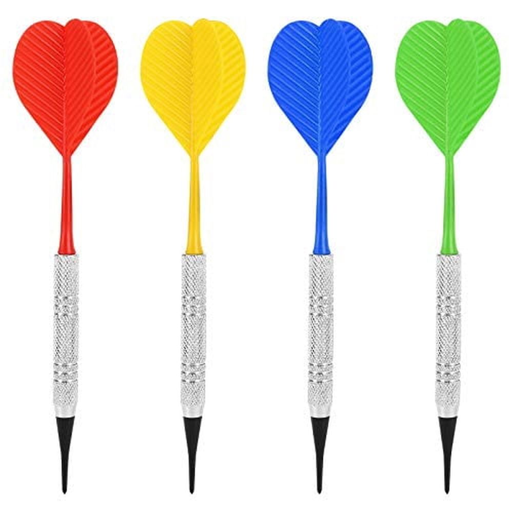 Soft Tip Darts,Bar Dart,Plastic Tip Darts Set,Attach Extra 100 Black 2BA Replacement Tips,Soft Tip Darts for Electronic/Plastic Dartboard