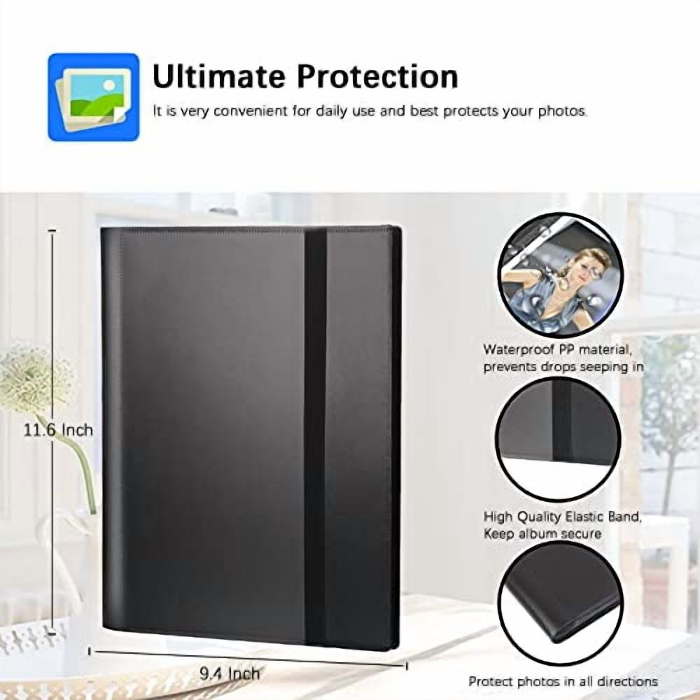432 Pockets Photo Album for Fujifilm Instax Mini Camera,Polaroid Camera,for Fujifilm Instax Mini 12 11 9 40 99 90 8 7 Evo LiPlay Instant Camera,Polaroid Snap PIC-300 Z2300 Instant Camera (Black)