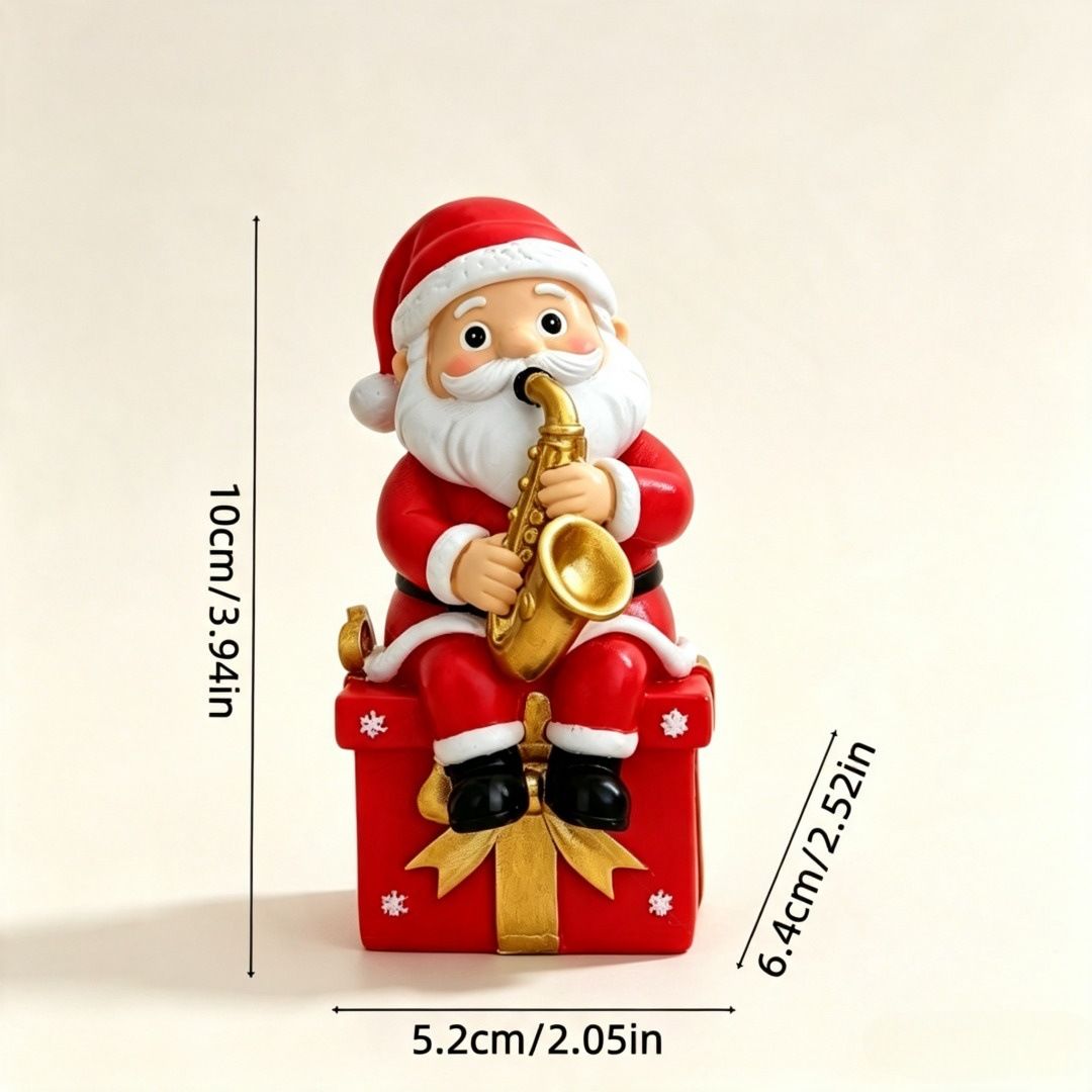 Musical Santa Figurine, Ringing in Winter Joy 🎶🎅(Singing Santa Claus)