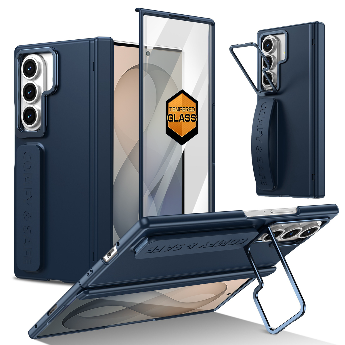Compatible for Samsung Galaxy Z Fold 8 Ultra Case blue