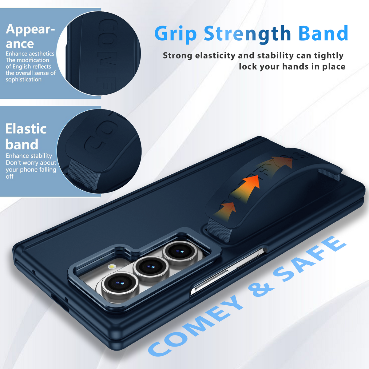 Compatible for Samsung Galaxy Z Fold 8 Ultra Case blue
