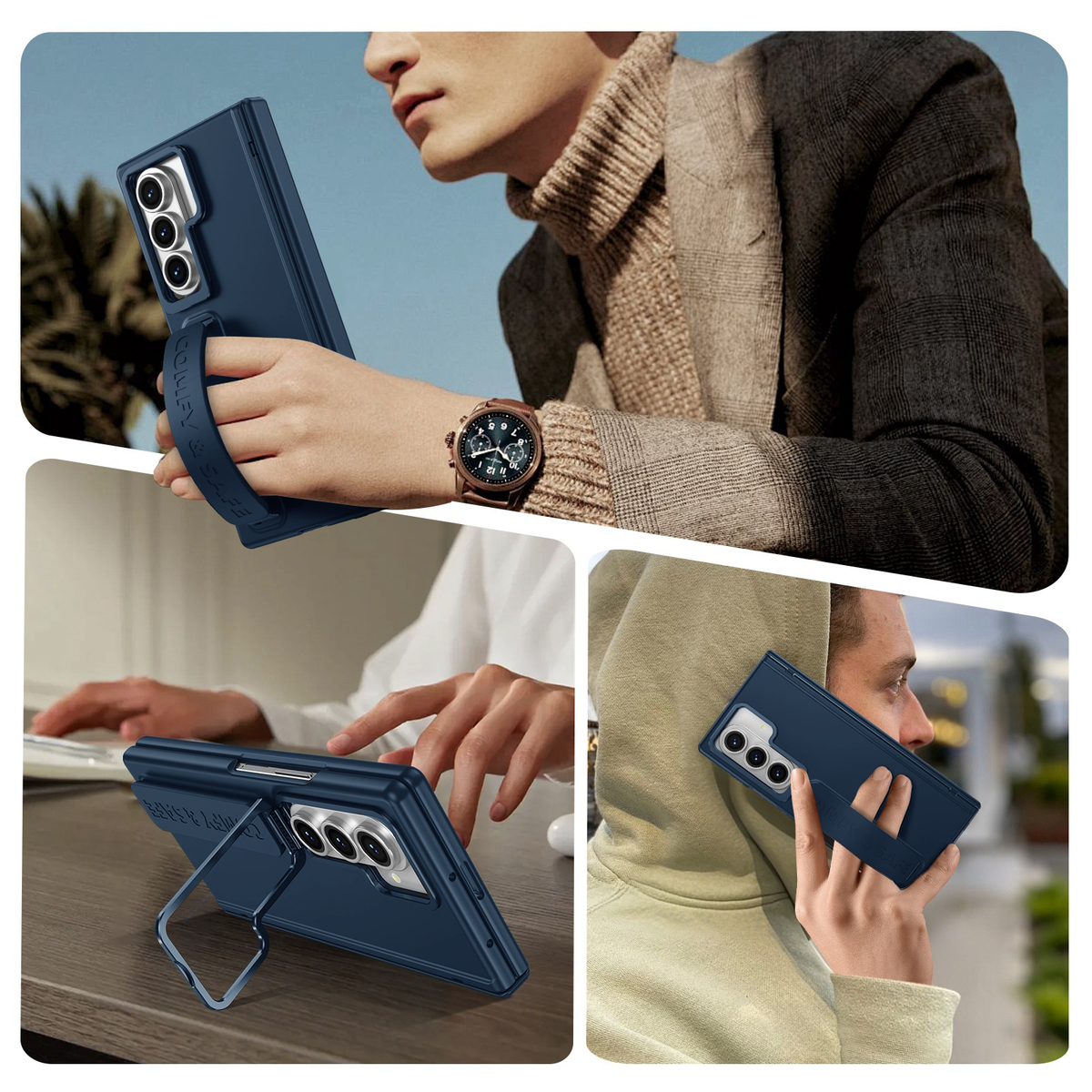 Compatible for Samsung Galaxy Z Fold 8 Ultra Case blue