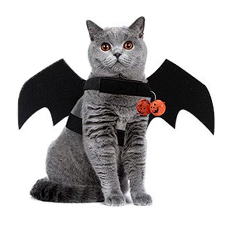 Bat Wing Party Accessory Party Supplies Halloween Costume Themed Birthday - Pumpkin bell - Size 40-18cm