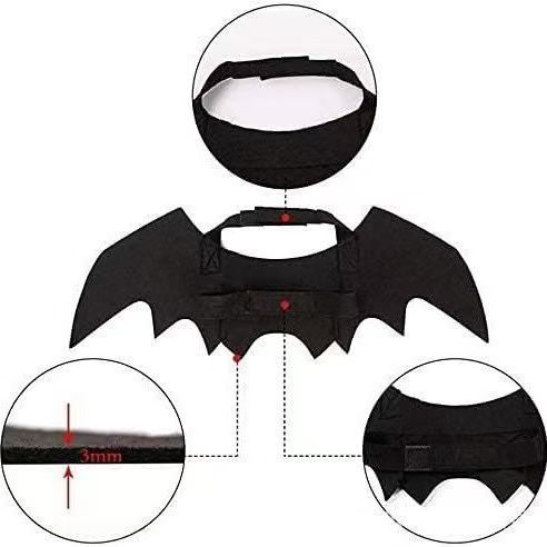 Bat Wing Party Accessory Party Supplies Halloween Costume Themed Birthday - Pumpkin bell - Size 75-36cm