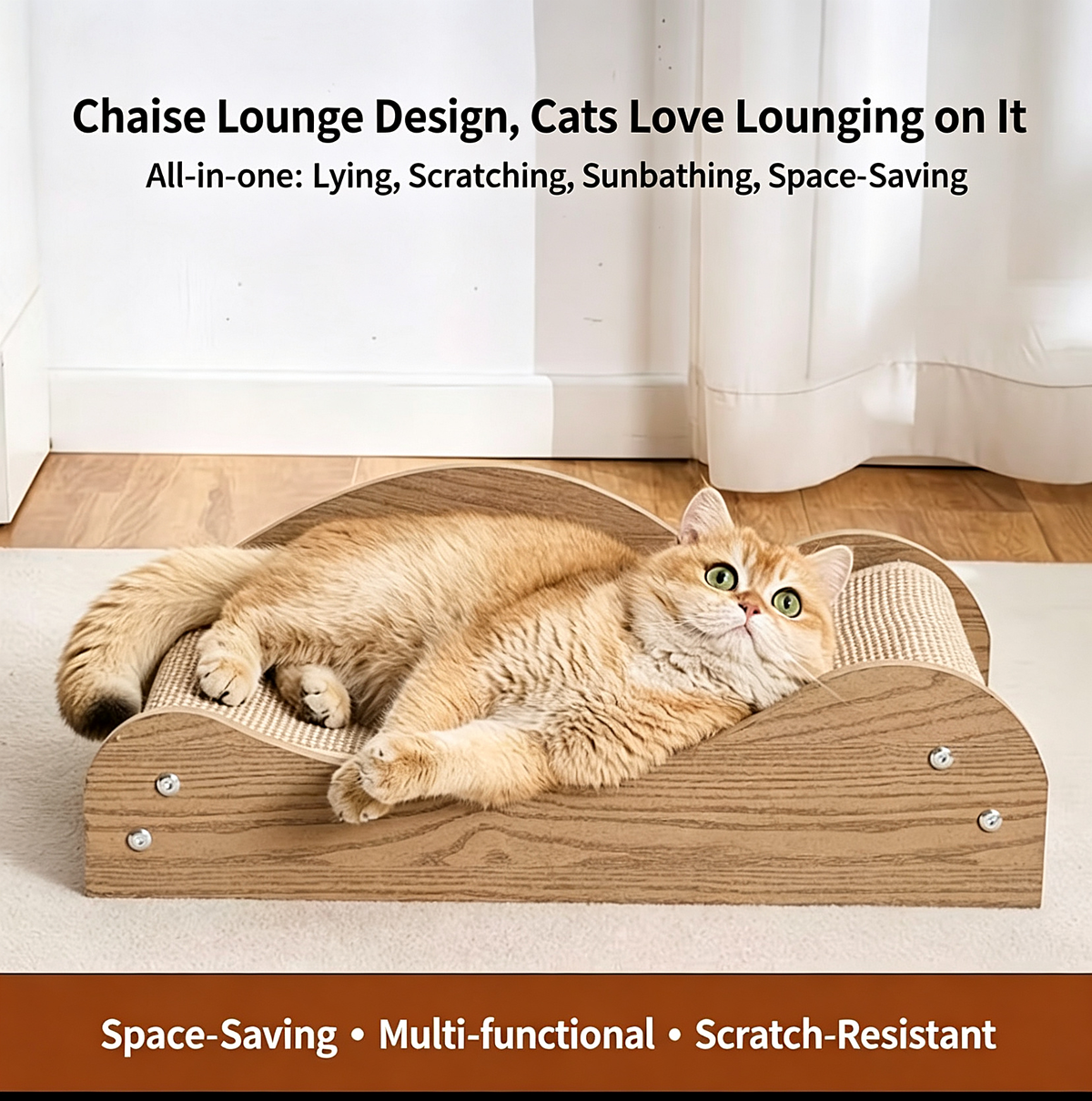 Chaise Lounge Cat Bed