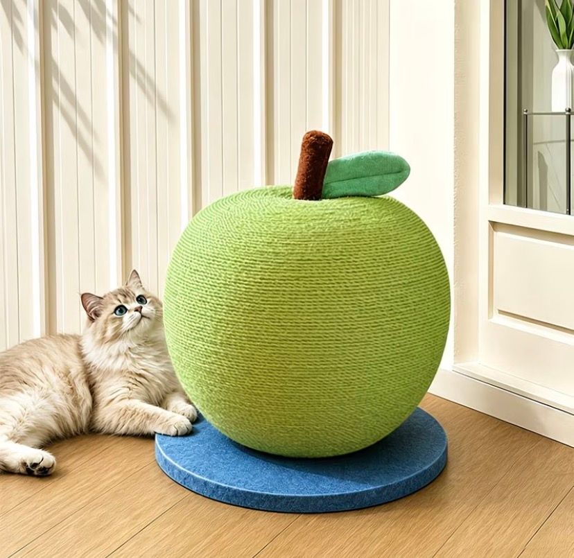 Green Apple Cat Scratching Post