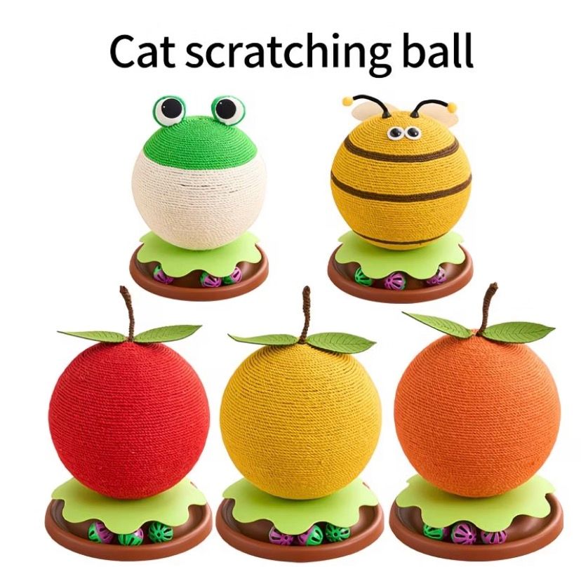 Little Bee Sisal Ball Cat Scratching Toy