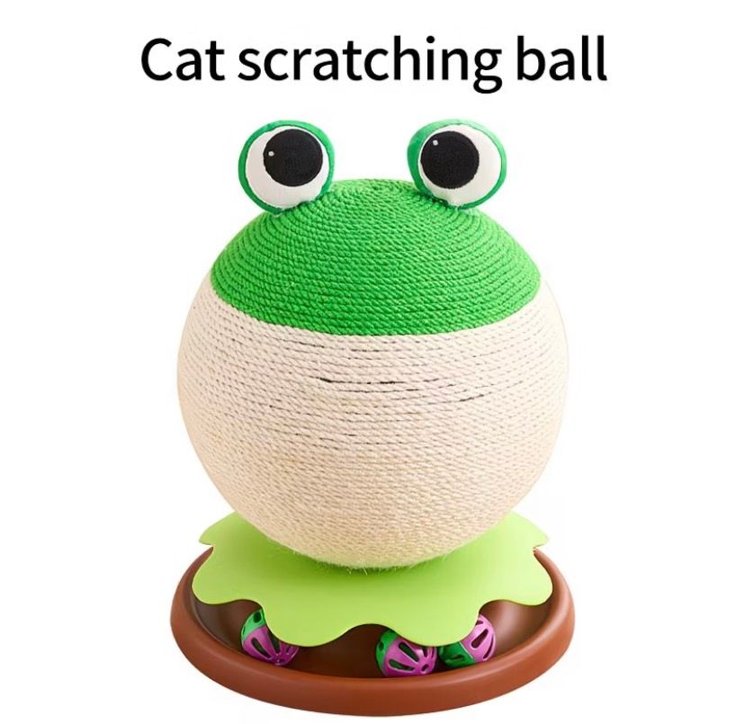 Orange Shaped Sisal Ball Cat Scratching Toy