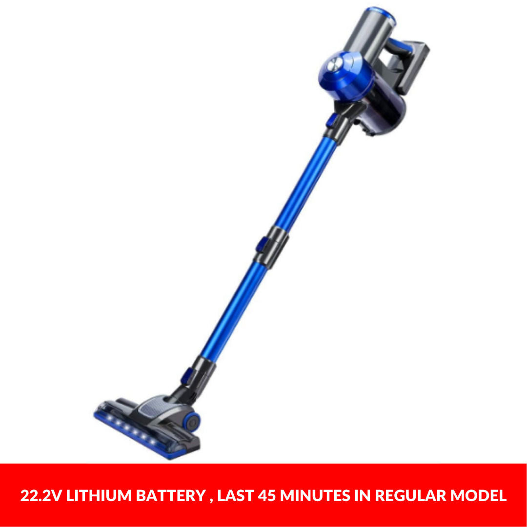Enigma V8 22.2v Cordless Stick Vacuum Cleaner Blue + Toolkit