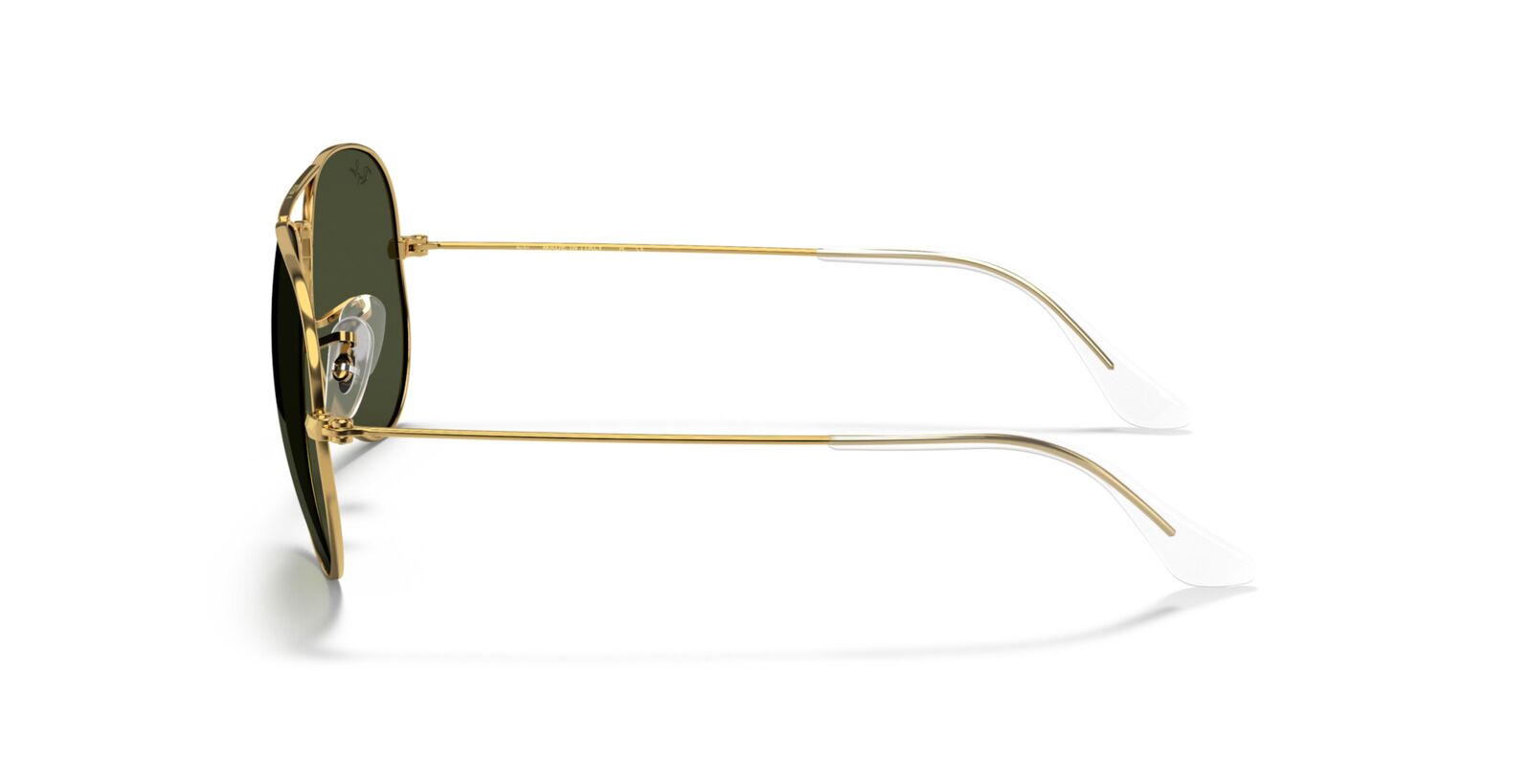 Aviator Classic Sunglasses in Gold and Green