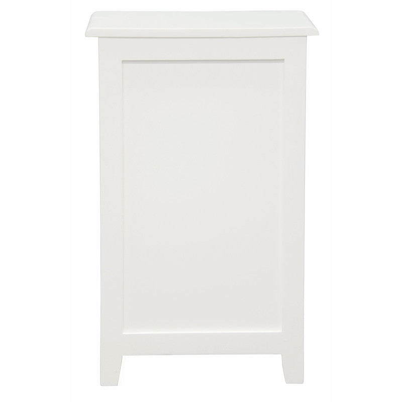 Tasmania 3 Drawer Lamp Table (White)