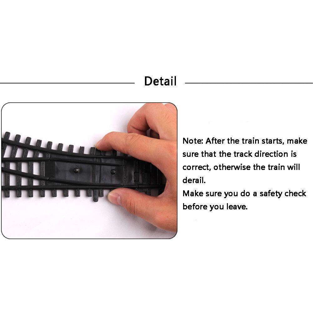 Electric Large Classic Train Set Rail Track Carriages Kids Vehicle Toy Gift