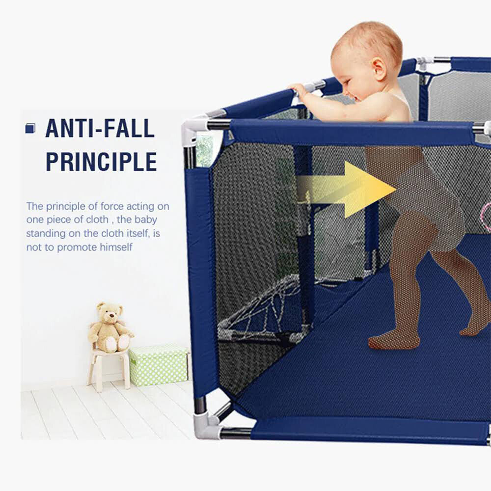 Large Baby Playpen SafetyToys Gate Kids Toddler Fence Play Activity Center Game