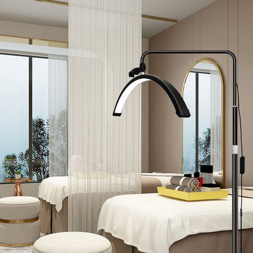 Beauty Half Moon Floor Fill Lamp LED Lash Light for Tattoo Salon Eyelash Makeup