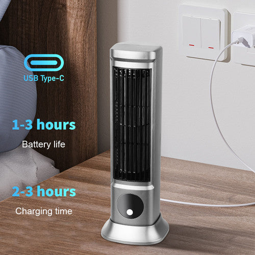 Air Conditioner Fans Portable Cooling Ace with 3 Speeds Tower Fan Quiet Desk