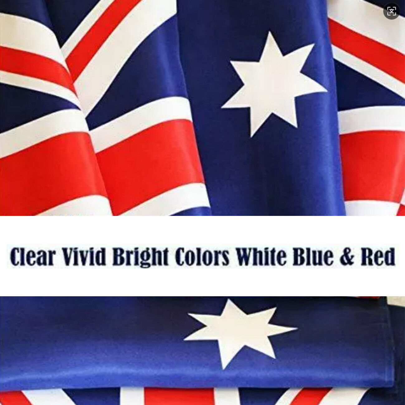 2 Pack Australian Aussie Flag Australia Anzac Day Oz AU 2x3ft 60x90cm Polyester