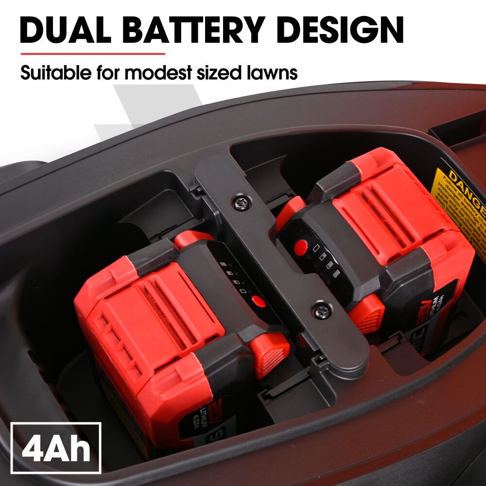 BAUMR-AG 620CXS 40V SYNC 21" Self-Propelled Cordless Lawn Mower Kit, VertiStore, Fast Charger, 2 x 4Ah Batteries, 8 Heights, Brushless, 510mm Cut Width
