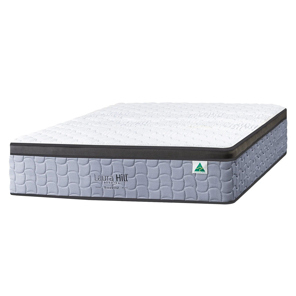 Laura Hill Essential Double Mattress Australian Made 5-Zone Pocket Spring High-Density Foam Bed