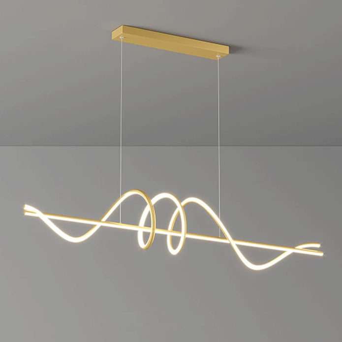BAMDECOR A202 Modern LED Linear Pendant Lights with Dimmable LED  160cm