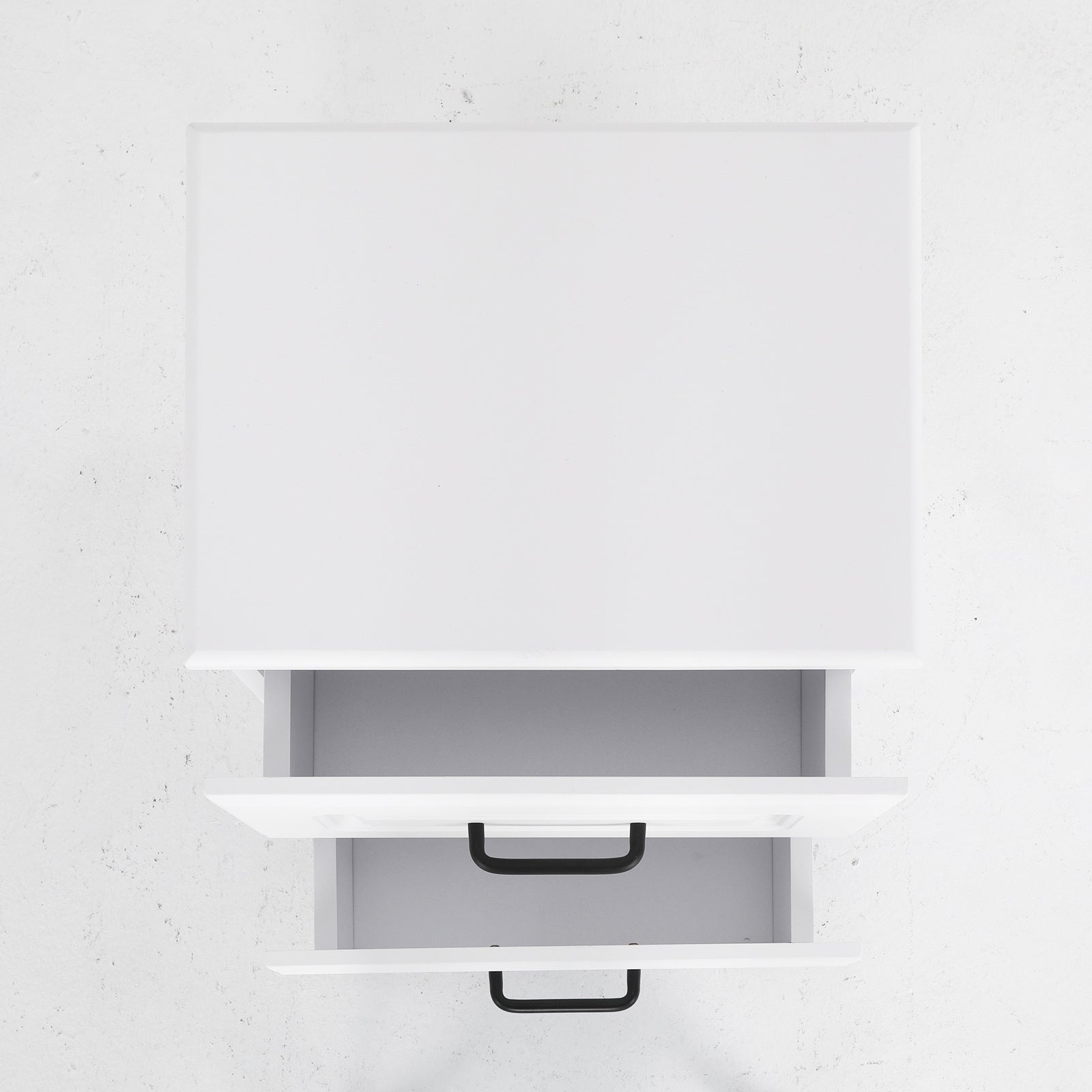 2X Bedside Table Side Storage Cabinet Nightstand Bedroom 2 Drawer KEVA WHITE