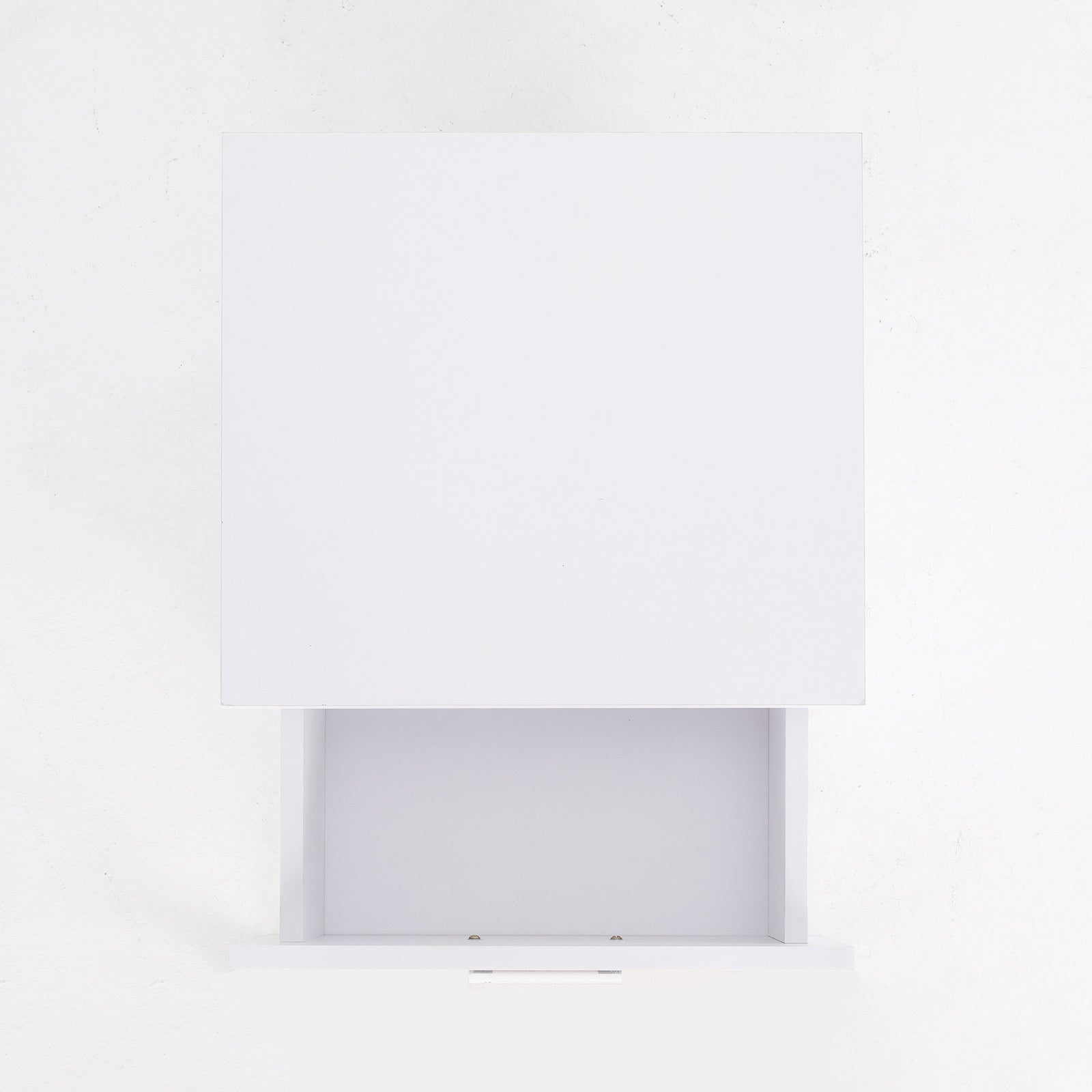 Bedside Table Side Storage Cabinet Nightstand Bedroom 1 Drawer 1 Shelf ELLA - WHITE