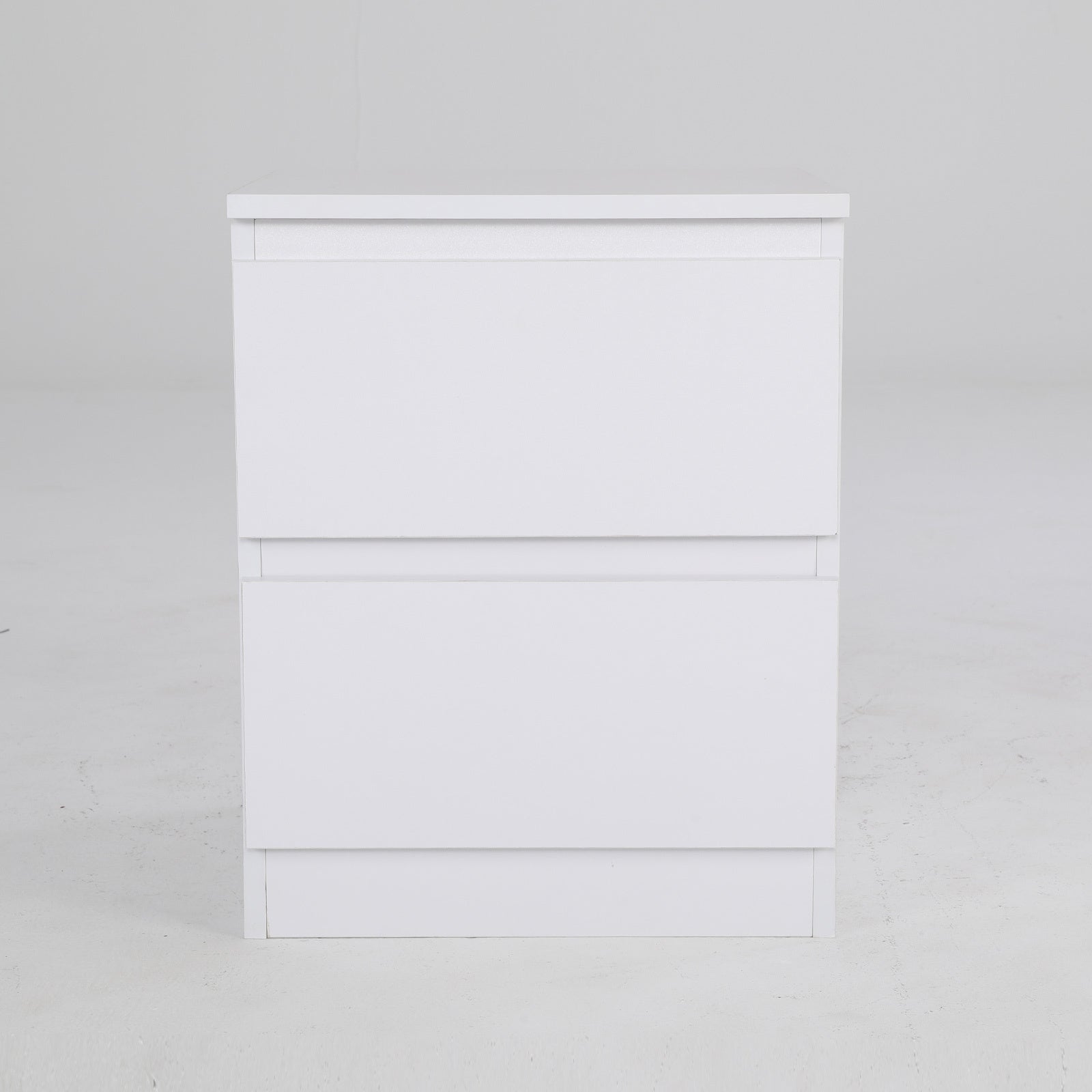 2X Bedside Table Side Storage Cabinet Nightstand Bedroom 2 Drawer JOSS BLACK