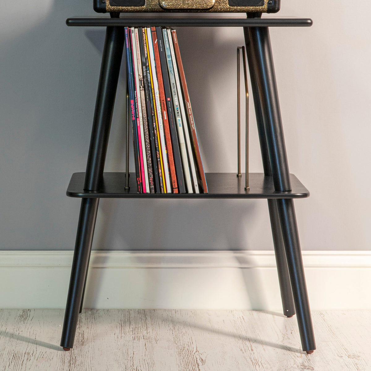 Crosley Voyager Bluetooth Portable Turntable + Crosley Turntable Stand Bundle - Dune