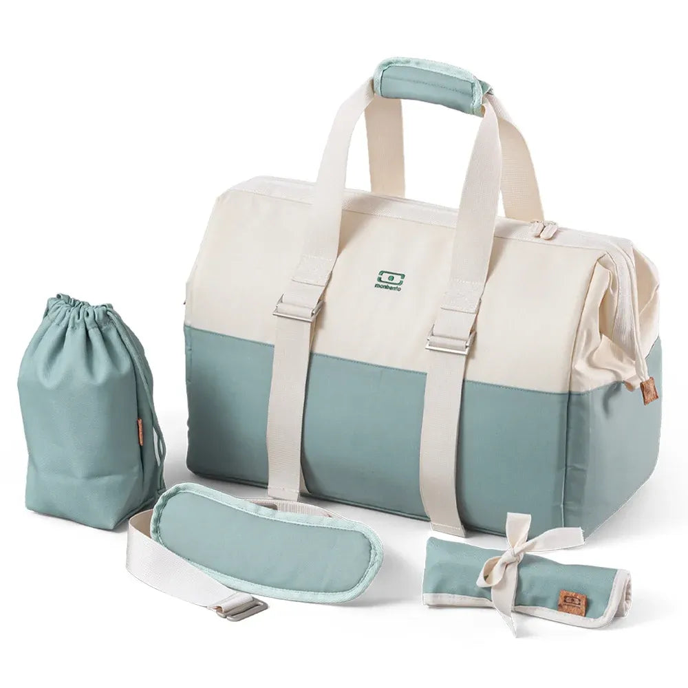 Monbento Escape - The XXL Insulated Bag For All Your Outings - Green Natural