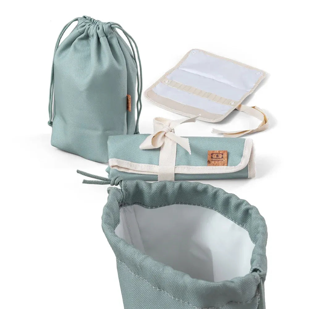 Monbento Escape - The XXL Insulated Bag For All Your Outings - Green Natural