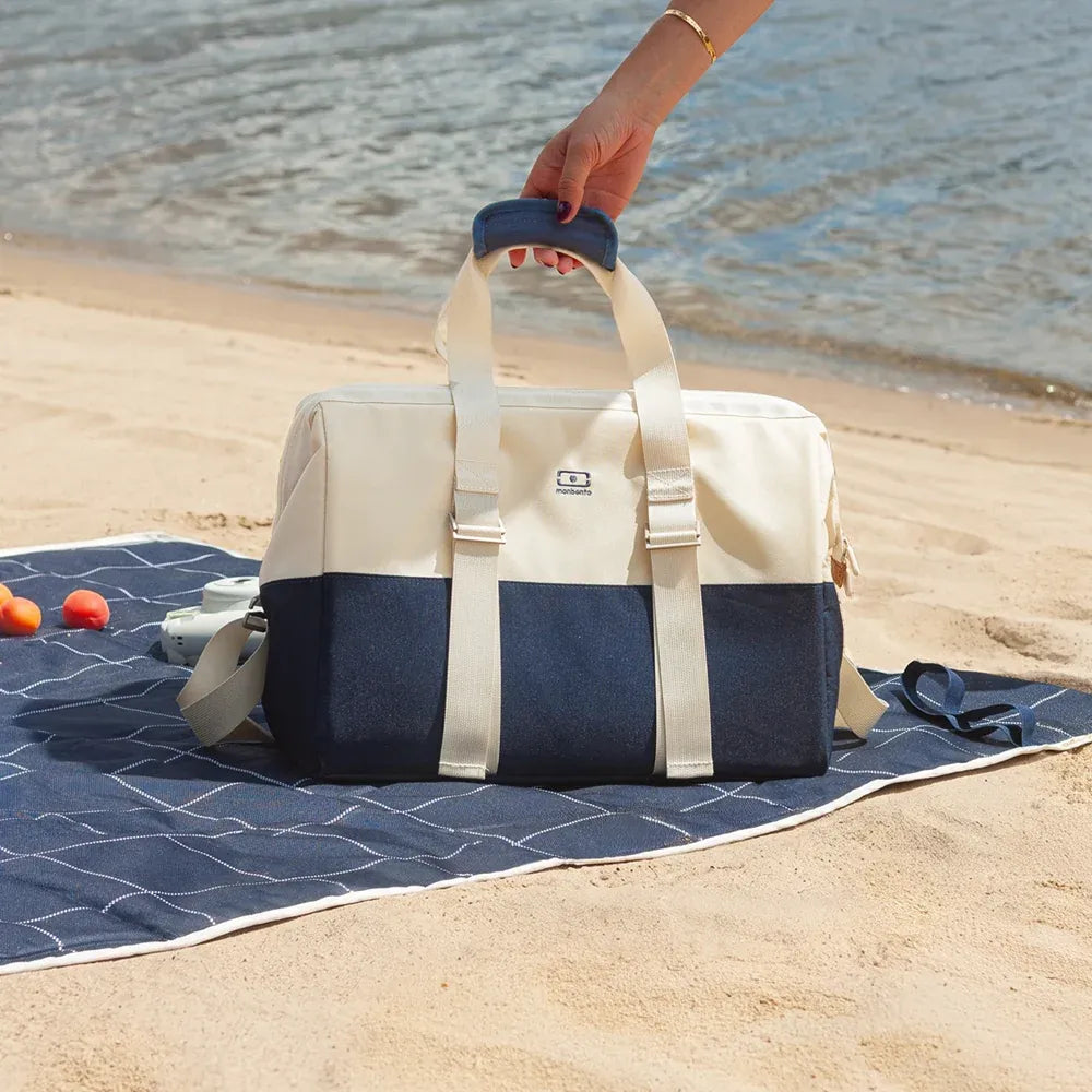 Monbento Escape - The XXL Insulated Bag For All Your Outings - Blue Natural
