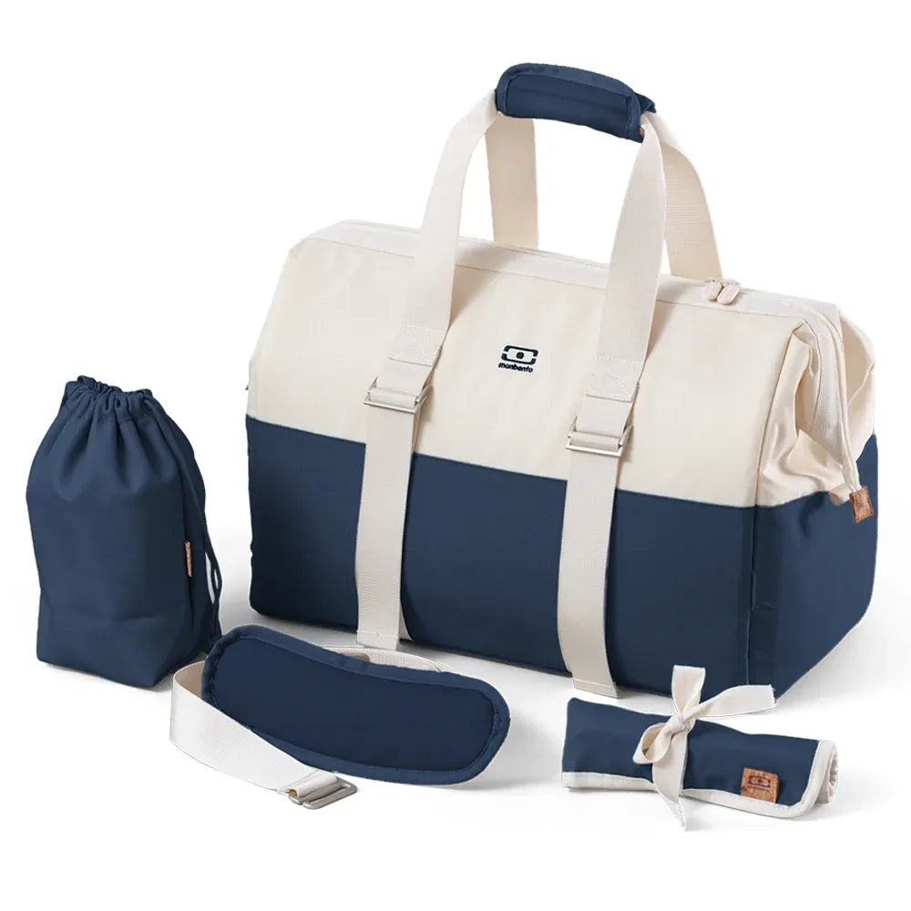 Monbento Escape - The XXL Insulated Bag For All Your Outings - Blue Natural